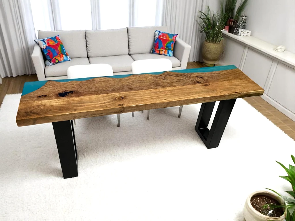 River Epoxy Tables for Restaurant - Custom Order